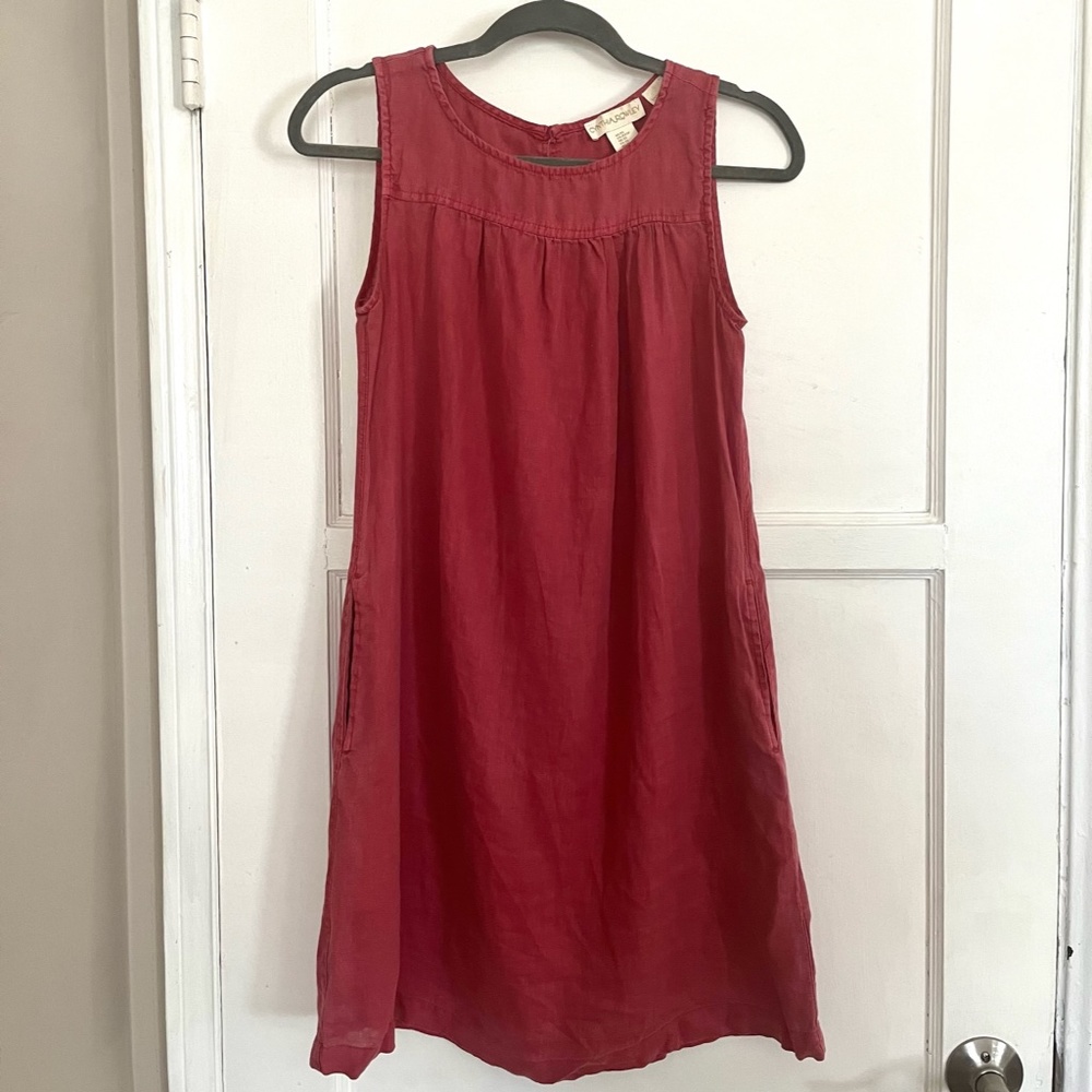 Vintage Cynthia Rowley Linen Dress XS